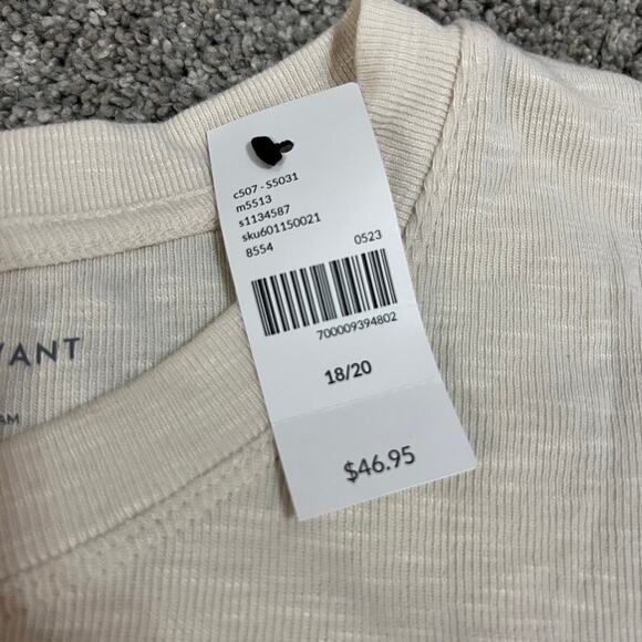 Lane Bryant Tan Blouse Shirt size 18/20 NWT - Picture 4 of 5